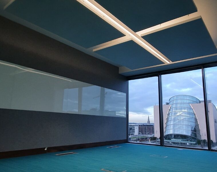 Vibe Glide sound absorbing ceiling tiles
