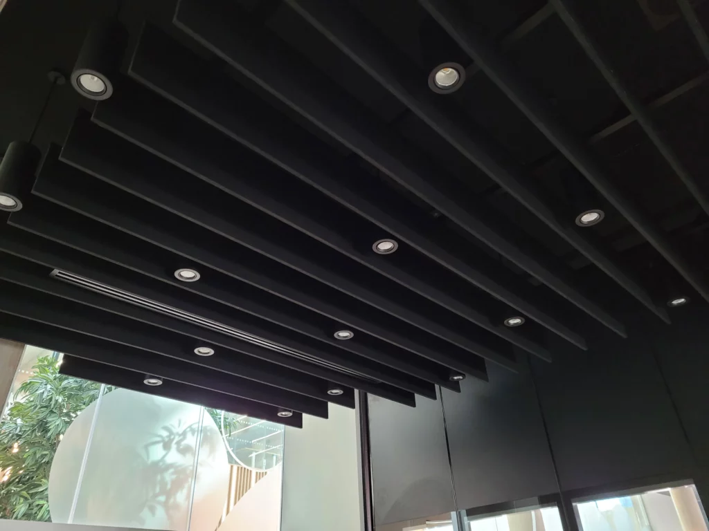 Calmtone Fins Ceiling Baffles Matercard 01