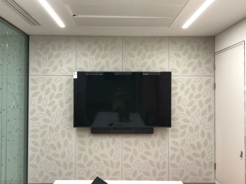 Vibe Sonar panel installed in a meeting room