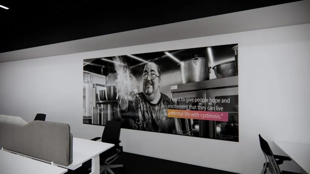 8 Vision quote wall floor2