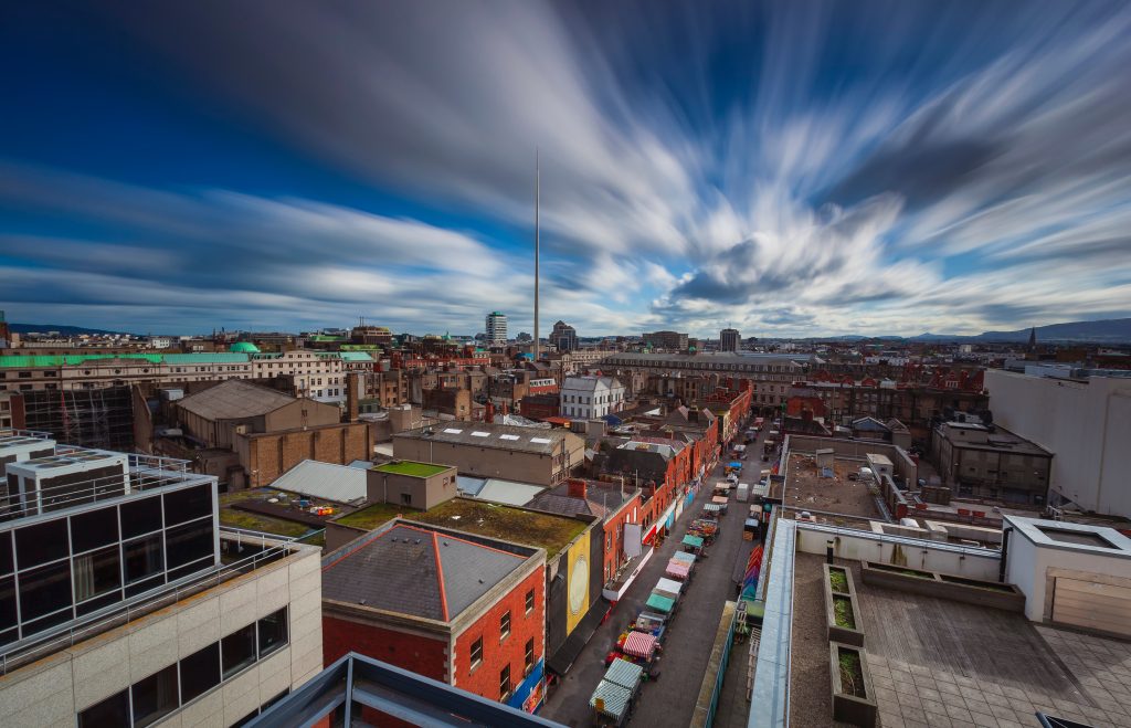 The,Changing,Nature,Of,Dublin's,Iconic,Moore,Street,,Now,Filled
